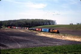 Great Northern Railway 186 at Waconia, Minnesota in 1968.