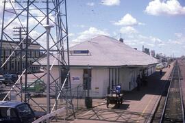 Great Northern Depot at Glasgow, Montana, 1986