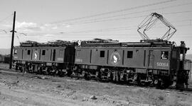 Great Northern Electric Locomotives 5006A and 5006B at Appleyard, Washington, undated