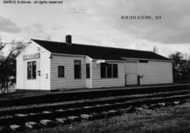 Great Northern Depot at South Shore, South Dakota, undated