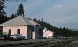 Great Northern Depot at Republic, Washington, undated