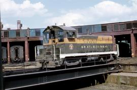 Great Northern Railway 117 at Seattle, Washington in 1969.