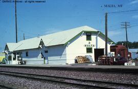 Great Northern Depot at Malta, Montana, undated