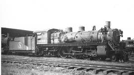 Great Northern Steam Locomotive 1448 at Superior, Wisconsin, 1946