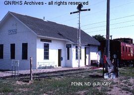 Great Northern Depot at Penn, North Dakota, undated