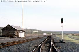 Great Northern Sign at Wilson Creek, Washington, 1987