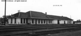 Great Northern Depot at Glasgow, Montana, undated