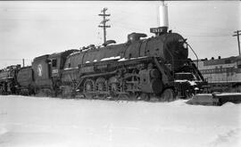 Great Northern Steam Locomotive 2513 at Saint Cloud, Minnesota, undated.