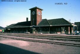 Great Northern Depot at Fargo, North Dakota, undated