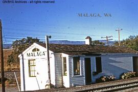 Great Northern Depot at Malaga, Washington, undated