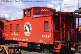 Great Northern Caboose X224 at Wenatchee, Washington, 1968