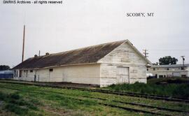 Great Northern Depot at Scobey, Montana, undated