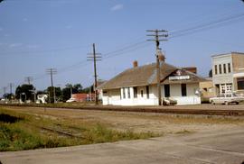 Great Northern Railway Grove City, Minnesota depot in 1969.