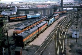 St .Paul, Minnesota terminal for passenger locomotives.