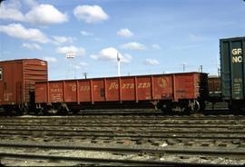 Great Northern Railway Hopper car 72492 at Great Falls, Montana in 1973.