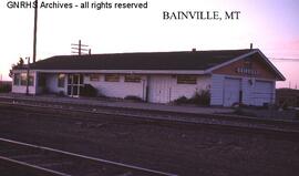 Great Northern Depot at Bainville, Montana, undated