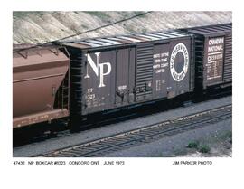 Northern Pacific Freight Car Number 8323, Concord, Ontario, 1973