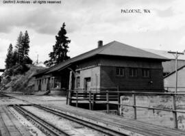 Great Northern Depot at Palouse, Washington, undated