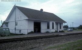 Great Northern Depot at Glenfield, North Dakota, 1982