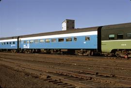 Great Northern Railway Passenger Car 1115 at Ellensburg, Washington in 1971.