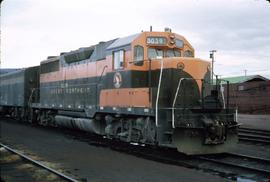 Great Northern Railway 3039 at Whitefish, Montana in 1969.