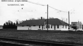 Great Northern Depot at Sandstone, Minnesota, undated