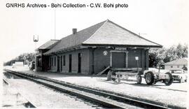 Great Northern Depot at Pipestone, Minnesota, 1969