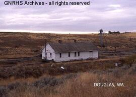 Great Northern Depot at Douglas, Washington, undated