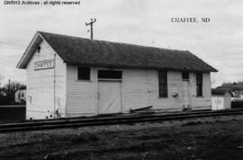 Great Northern Depot at Chaffee, North Dakota, undated