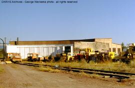 Great Northern Roundhouse at Whitefish, Montana, 1990