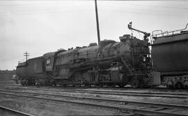 Great Northern Steam Locomotive 3389 at Minneapolis Junction, Minnesota in 1958.