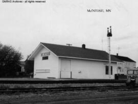 Great Northern Depot at McIntosh, Minnesota, undated