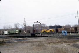 Great Northern Railway Turntable at Minneapolis Junction, Minnesota in 1973.