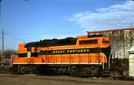 Great Northern Railway 2018 at Minneapolis Junction, Minnesota in 1970.