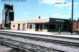 Great Northern Depot at Morris, Minnesota, undated