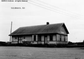 Great Northern Depot at Sherman, South Dakota, undated