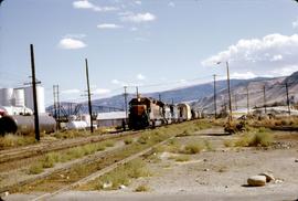 Great Northern Railway Train 97 at Wenatchee, Washington in 1969.