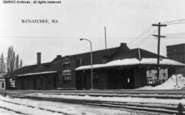 Great Northern Depot at Wenatchee, Washington, undated
