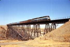 Great Northern Railway 333 at Cut Bank, Montana in 1968.