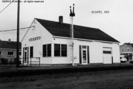 Great Northern Depot at Isanti, Minnesota, undated