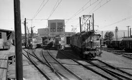 Great Northern Electric Locomotives of Classes W1 and Y1 at Appleyard, Washington, undated