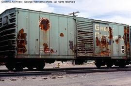 Great Northern Boxcar 5602 at Albuquerque, New Mexico, 1978