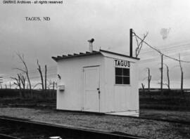 Great Northern Station Building at Tagus, North Dakota, undated