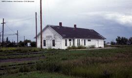 Great Northern Depot at Opheim, Montana, 1991