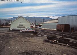 Great Northern Depot at Omak, Washington, undated