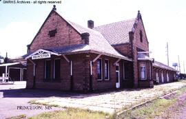 Great Northern Depot at Princeton, Minnesota, undated