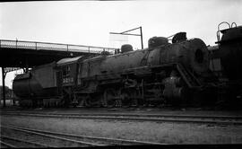 Great Northern Steam Locomotive 3252 at Superior, Wisconsin in 1956.