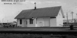 Great Northern Depot at Noonan, North Dakota, undated