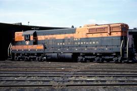 Great Northern Railway 567 at Minneapolis, Minnesota in 1969.