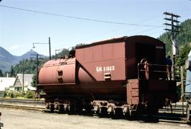 Great Northern Railway Water car X1822 at Skykomish, Washington in 1970.